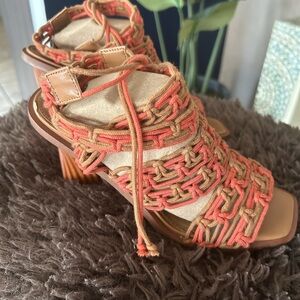 Sam Edelman Women's Sandals in Orange and Brown